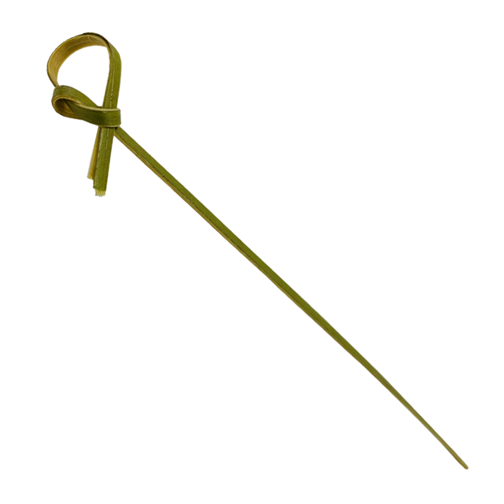 Picture of 6" Bamboo Knot Picks - 150mm - Green (100/Pack)
