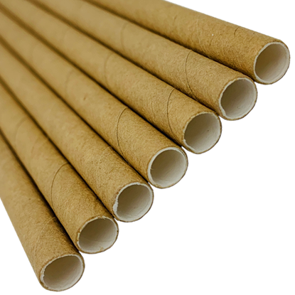 Picture of Paper Straw - Brown - 6 x 150mm (6") 200/Box