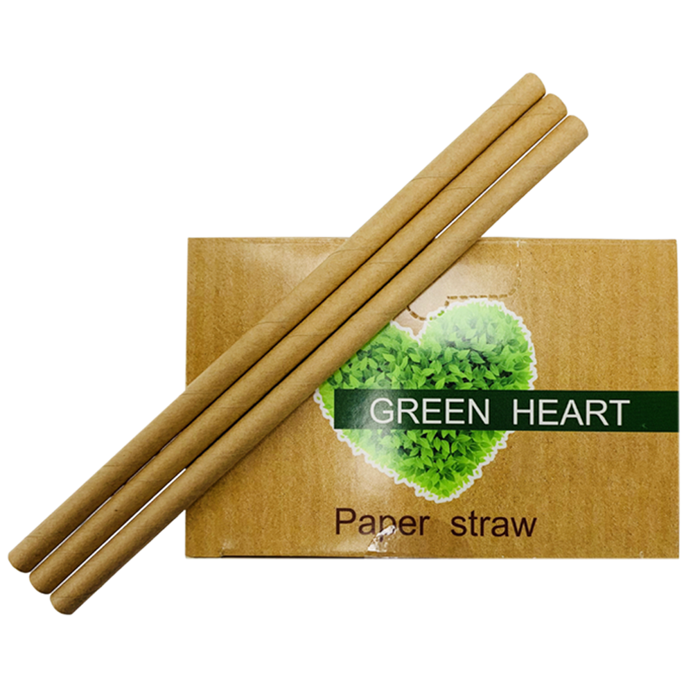 Picture of Paper Straw - Brown - 6 x 150mm (6") 200/Box Picture of Paper Straw - Brown - 6 x 150mm (6") 200/Box