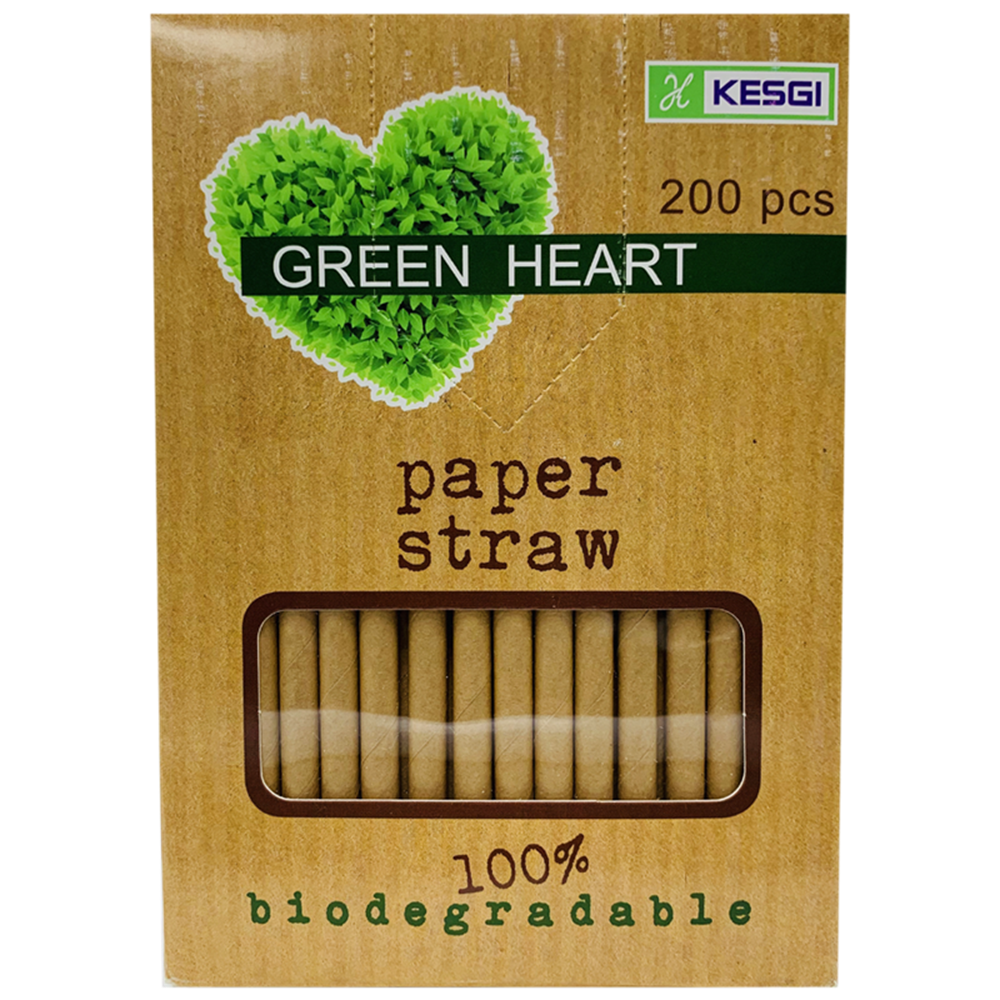 Picture of Paper Straw - Brown - 6 x 150mm (6") 200/Box Picture of Paper Straw - Brown - 6 x 150mm (6") 200/Box