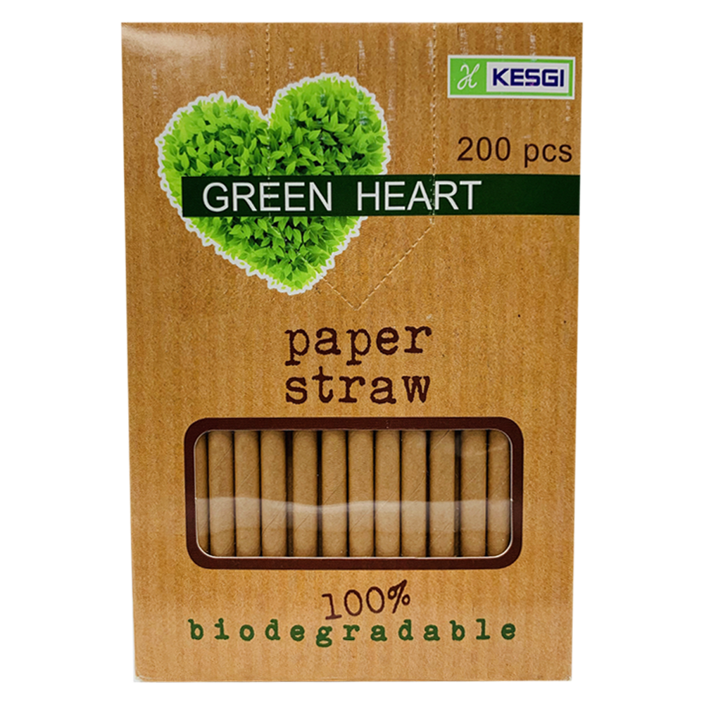 Picture of Paper Straw - Brown - 8 x 150mm (6") 200/Box Picture of Paper Straw - Brown - 8 x 150mm (6") 200/Box