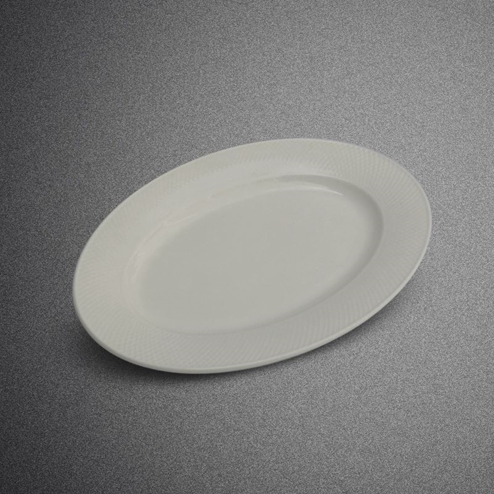 Picture of Diamond Oval Plates - 10.25" Picture of Diamond Oval Plates - 10.25"