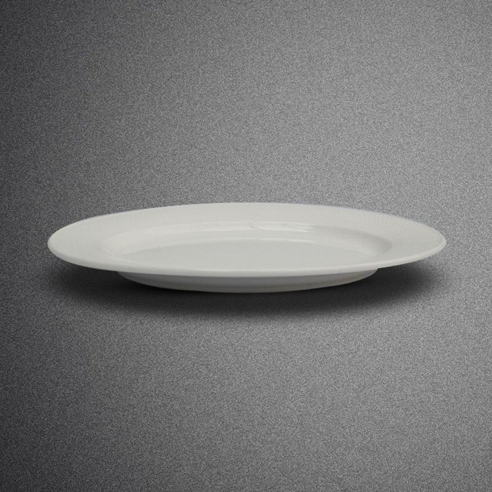 Picture of Diamond Oval Plates - 8.5" Picture of Diamond Oval Plates - 8.5"