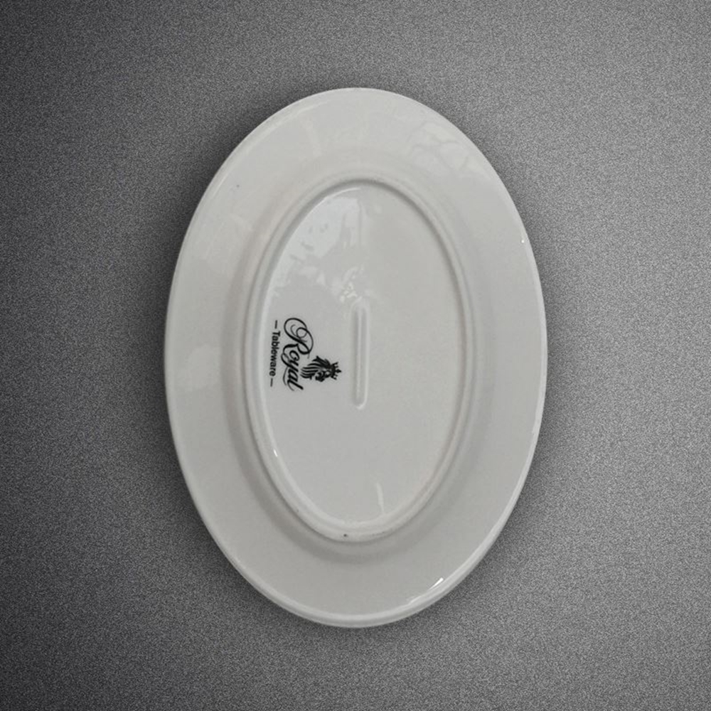 Picture of Diamond Oval Plates - 8.5" Picture of Diamond Oval Plates - 8.5"