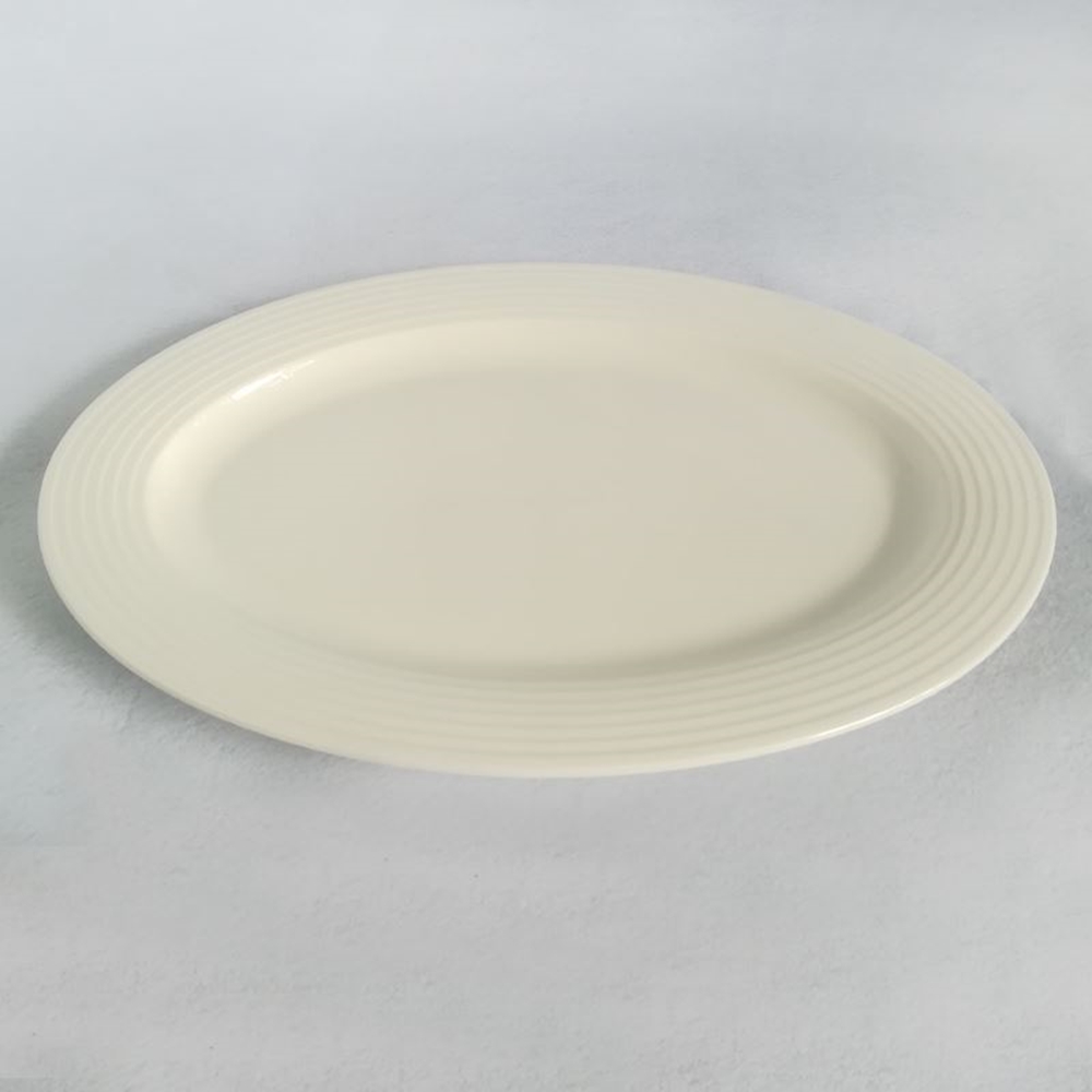 Picture of Ripple Oval Plates - 14" Picture of Ripple Oval Plates - 14"