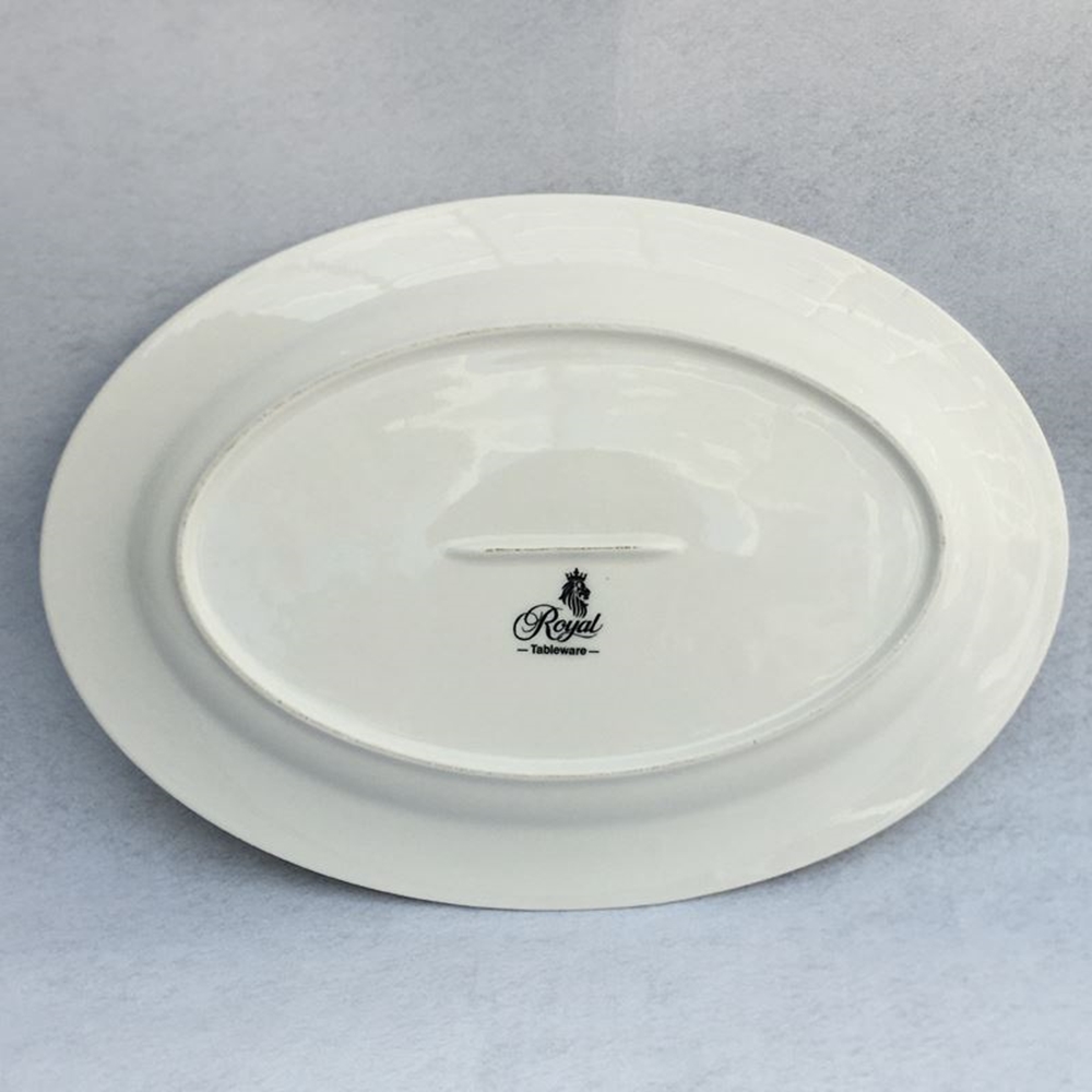 Picture of Ripple Oval Plates - 10" Picture of Ripple Oval Plates - 10"