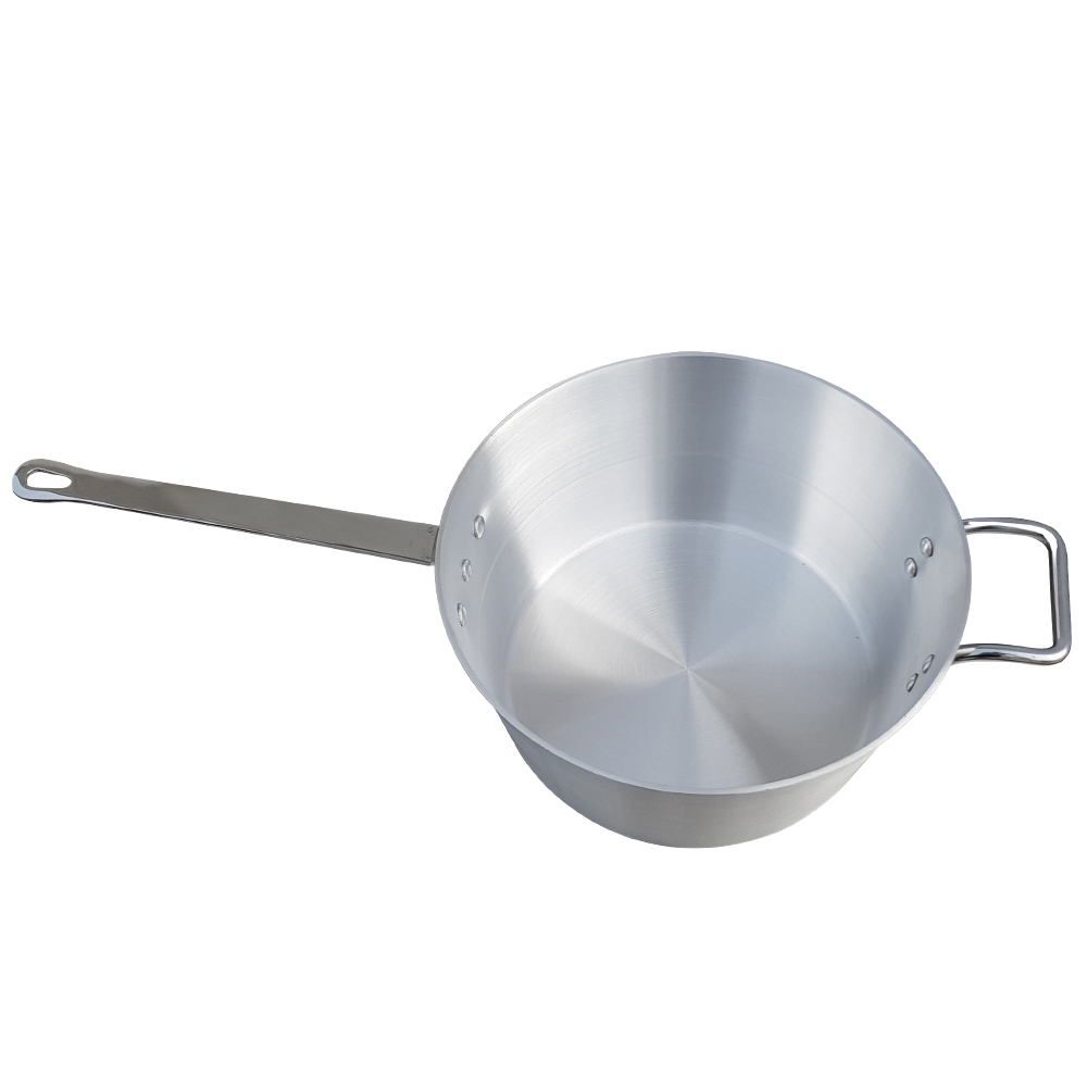 Picture of 8.5L Standard Weight Tapered Sauce Pan with Helper Handle 3.5mm