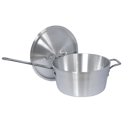 Picture of 9.7L Standard Weight Tapered Sauce Pan with Helper Handle 3.5mm