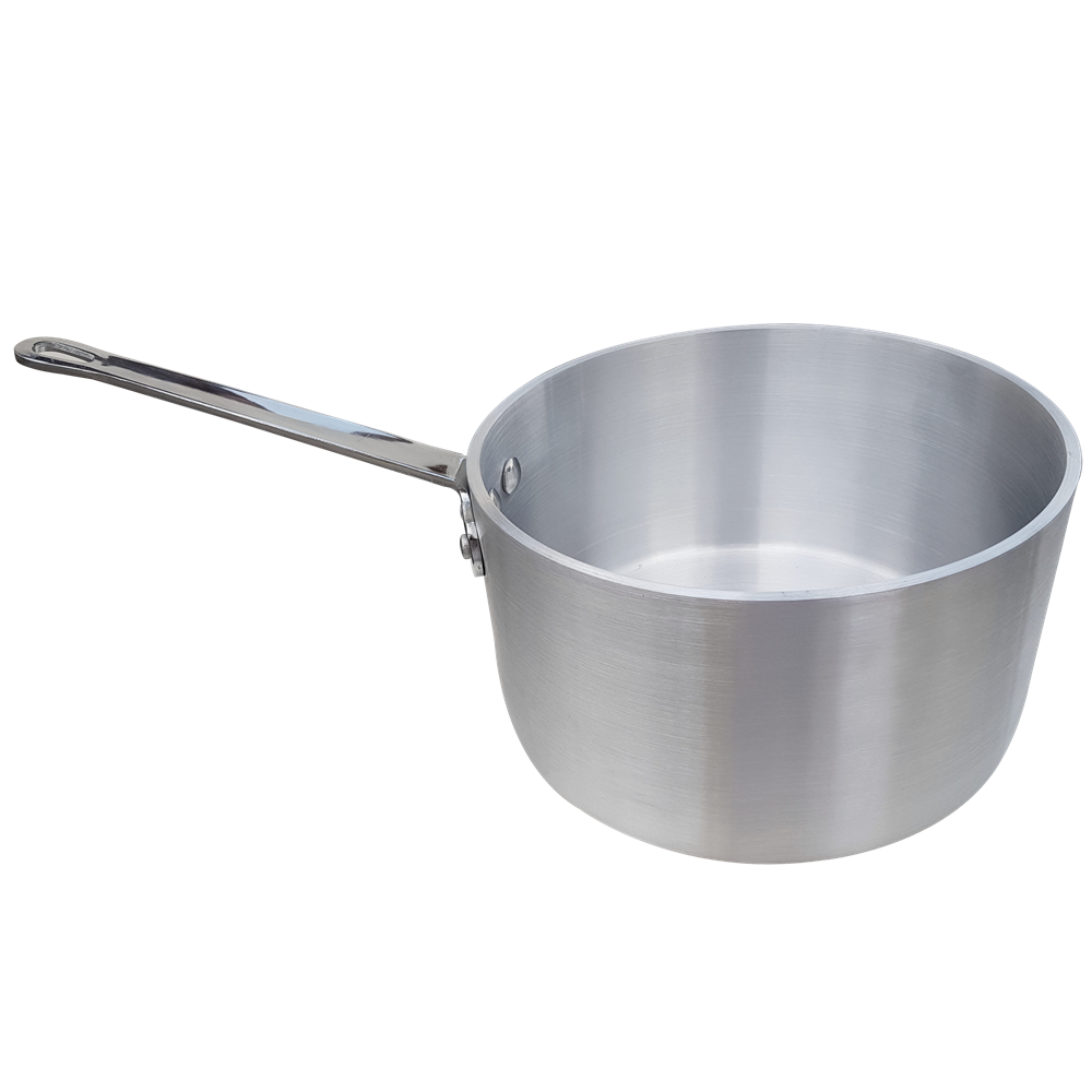 Picture of 3.75L Heavy Weight Straight Sides Sauce Pan - 6mm Picture of 3.75L Heavy Weight Straight Sides Sauce Pan - 6mm