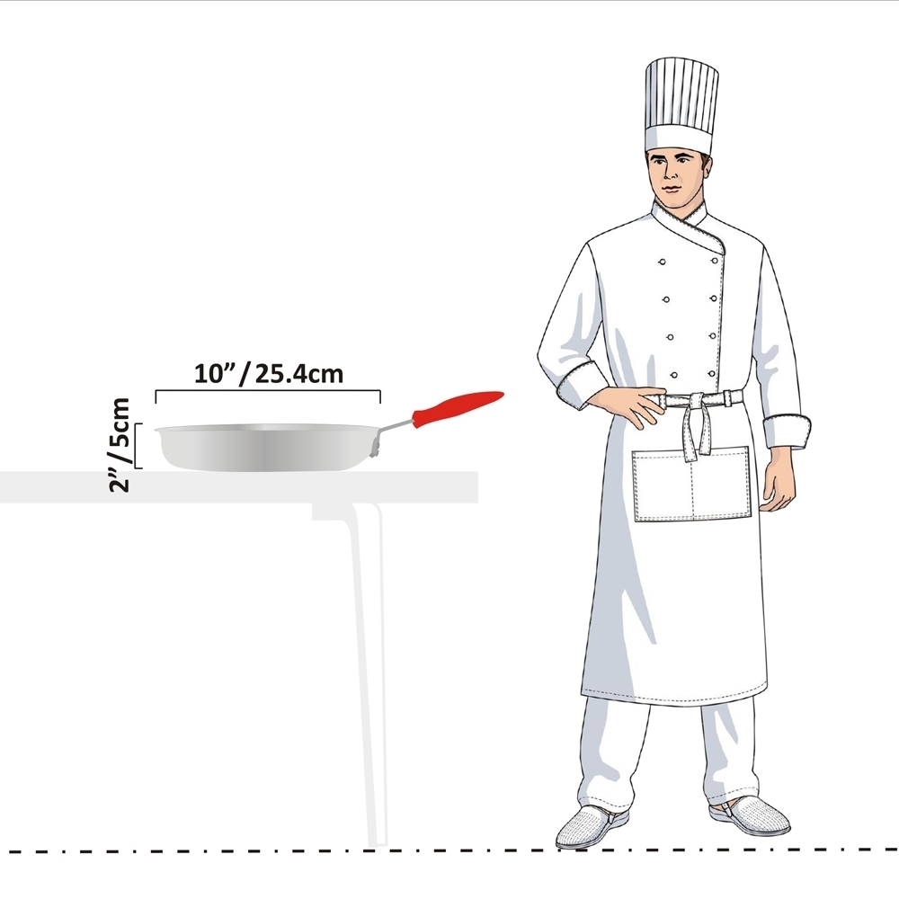 Picture of 10" Induction Ready Fry Pan with Removable Sleeve Eclipse Non-Stick Finish - 3.5mm Picture of 10" Induction Ready Fry Pan with Removable Sleeve Eclipse Non-Stick Finish - 3.5mm