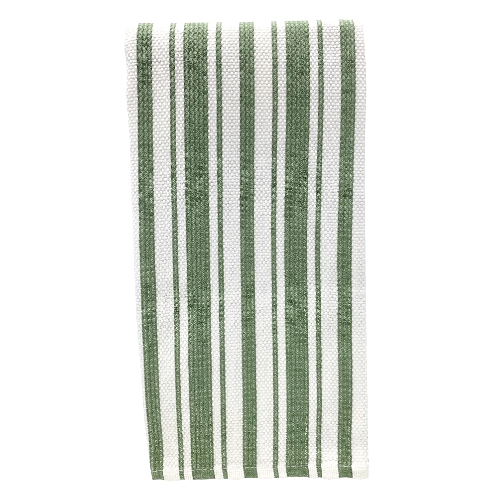 Picture of Kitchen Towel Green Stripe - 20" x 30"  (3/pk)