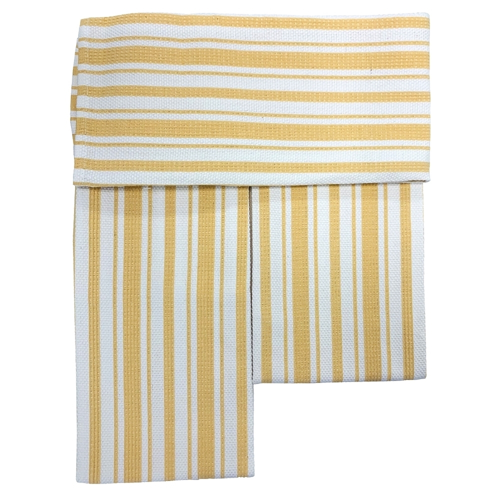 Picture of Kitchen Towel Yellow Stripe - 20" x 30" (3/pk)
