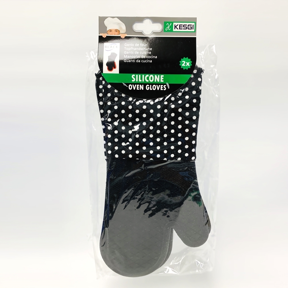 Picture of Oven Mitt Silicone Black (1 pair)