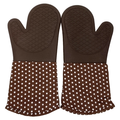 Picture of Oven Mitt Silicone Brown (1 pair)
