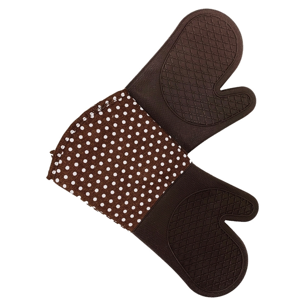 Picture of Oven Mitt Silicone Brown (1 pair)